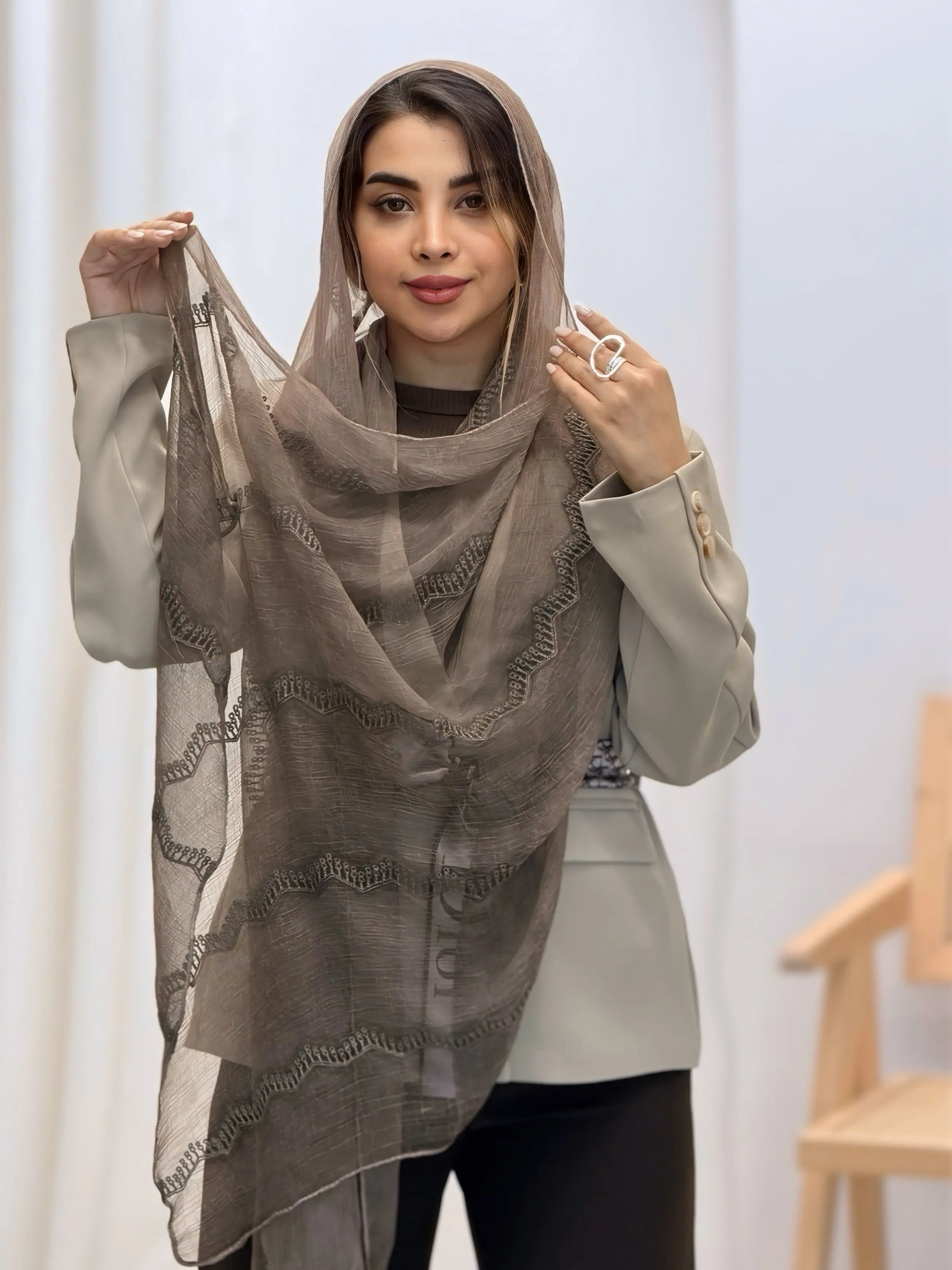 4086-شال وارداتی مانیسو